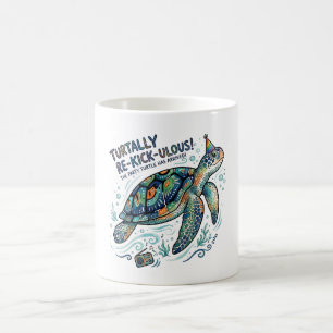 Taza De Café Fiesta de Tortugas Submarinas