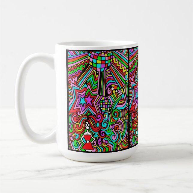 Taza De Café Fiesta de vestimenta roja se va (Izquierda)