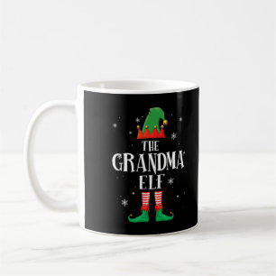 Taza De Café Fiesta del grupo familiar Grandma Elf Matching