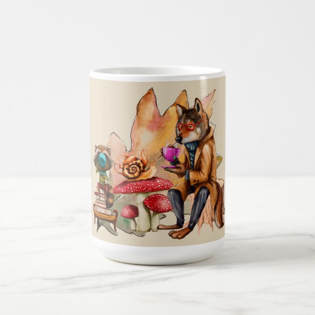 Taza De Café Fiesta del Té en el Bosque (Centro)