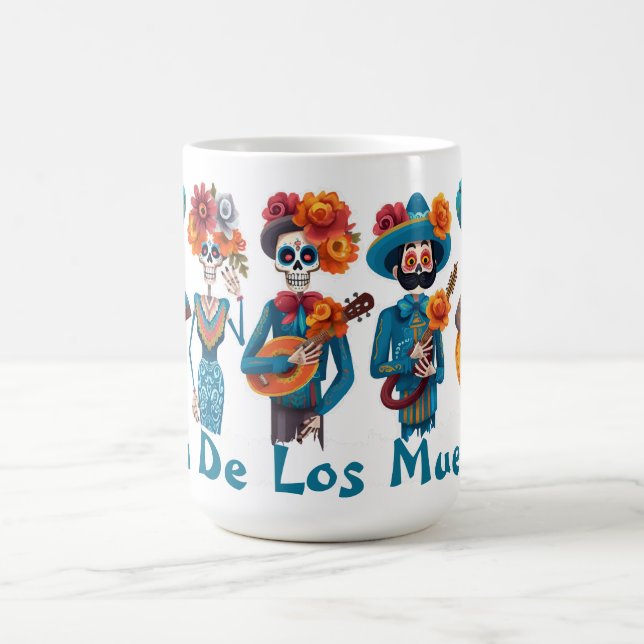 Taza De Café Fiesta Dia De Los Muertos (Centro)