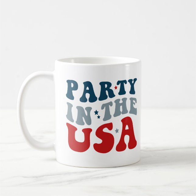 Taza De Café Fiesta en Estados Unidos, 4 de julio (Izquierda)