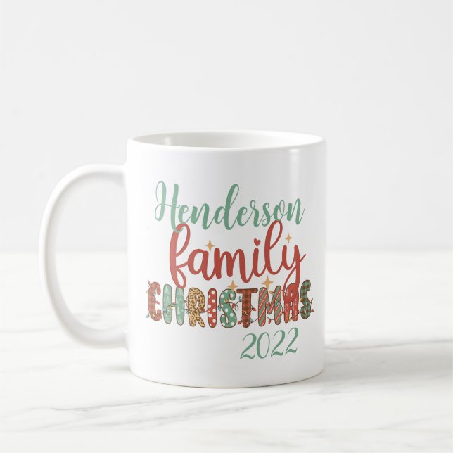 Taza De Café Fiesta familiar de 2022 (Izquierda)