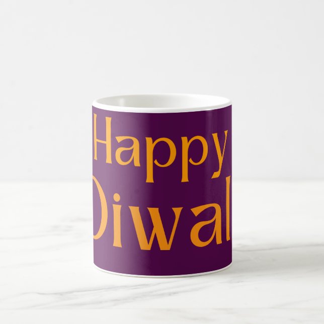 Taza De Café Fiesta Feliz Diwali  (Centro)