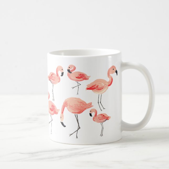Taza De Café Fiesta Flamingo (Derecha)