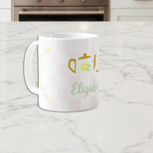 Taza De Café Fiesta Floral del Té