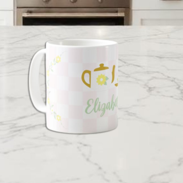 Taza De Café Fiesta Floral del Té (Subido por el creador)