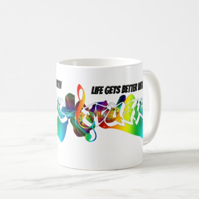 Taza De Café Fiesta Guitar Music Teacher (Anverso derecho)