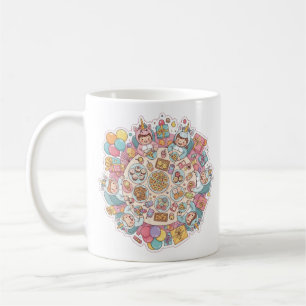 Taza De Café Fiesta infantil de Unicorn
