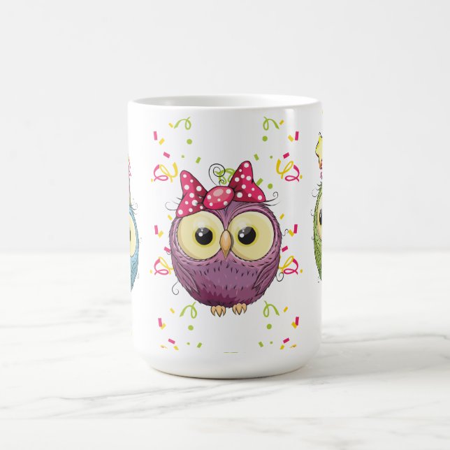 Taza De Café Fiesta Owls Mug (Centro)