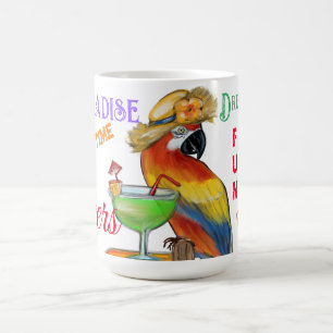 Taza De Café Fiesta Parrots