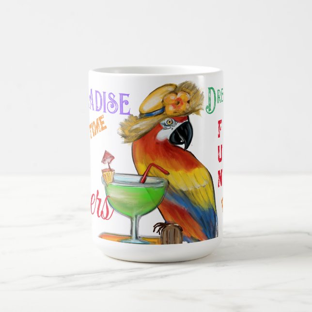 Taza De Café Fiesta Parrots (Centro)