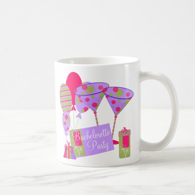 Taza De Café Fiesta retro de Bachelorette (Derecha)