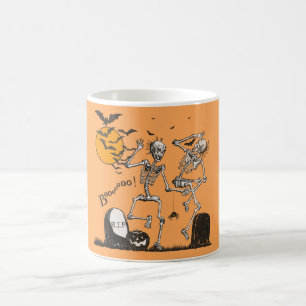 Taza De Café Fiesta Skeleton Halloween
