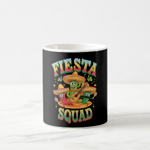 Taza De Café Fiesta Squad gracioso Cinco De Mayo Fiesta Mexican