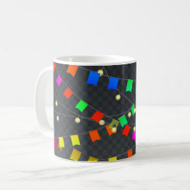 Taza De Café Fiesta Streamers Coffee Mug