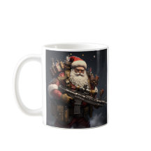 Fiesta táctica de Santa Claus Coffee Mug