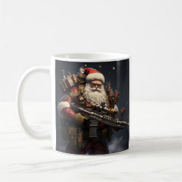 Taza De Café Fiesta táctica de Santa Claus Coffee Mug