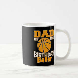 Taza De Café Fiesta Temática De Papá Del Baller De Baloncesto D