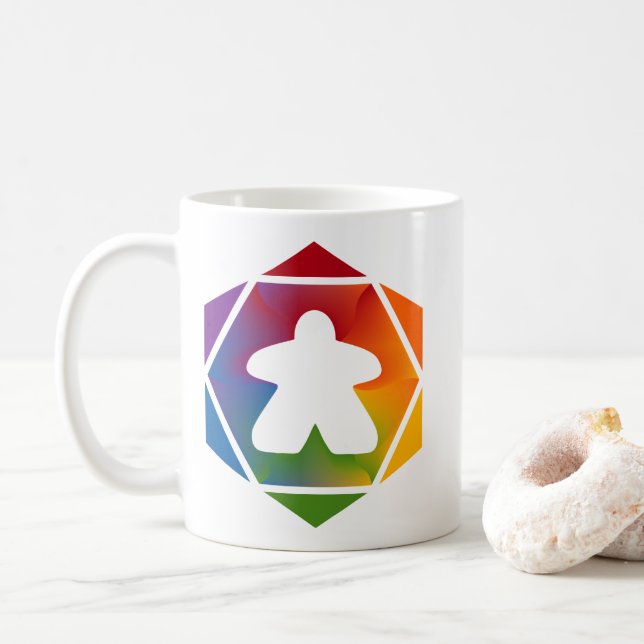Taza De Café Fiesta Time Meeple Mug (Con donut)