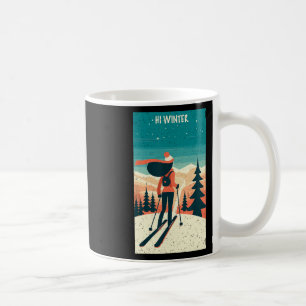 Taza De Café Fiestas de invierno esquí Navidad X-mas esquí esqu
