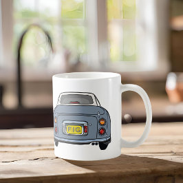 Taza De Café Figaración Monograma Lapis Gray Figaro Coche