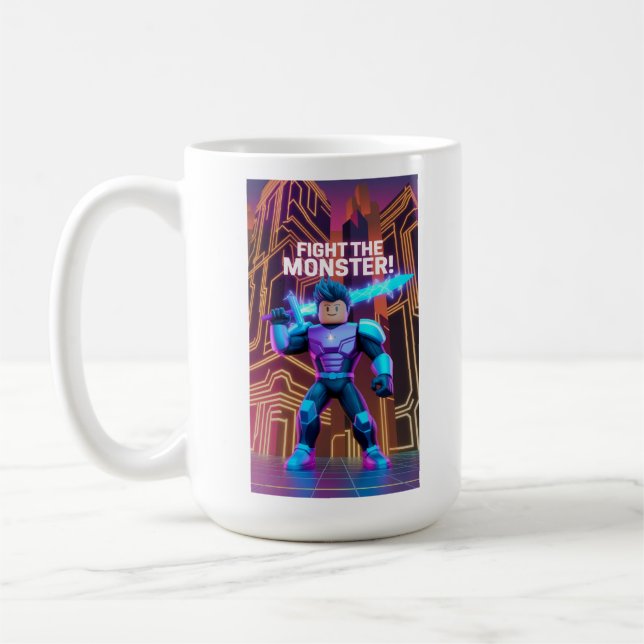 Taza De Café Fight the monster  (Izquierda)