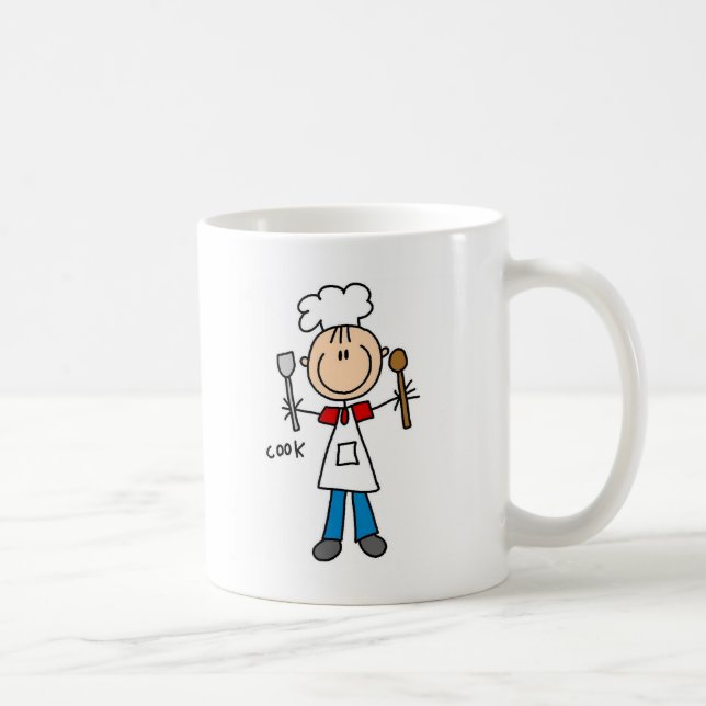 Taza De Café Figura camisetas y regalos del palillo del (Derecha)