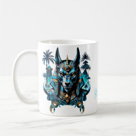 Taza De Café Figura de fantasía egipcia.