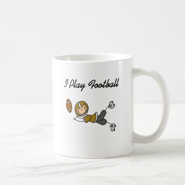 Taza De Café Figura fútbol del palillo - camisetas y regalos (Derecha)