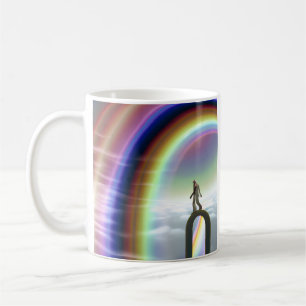 Taza De Café Figura Misteriosa en la Puerta Estelar Inter-Dimen