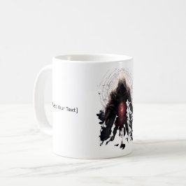 Taza De Café Figura Oculta Arte Oscuro