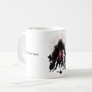 Taza De Café Figura Oculta Arte Oscuro