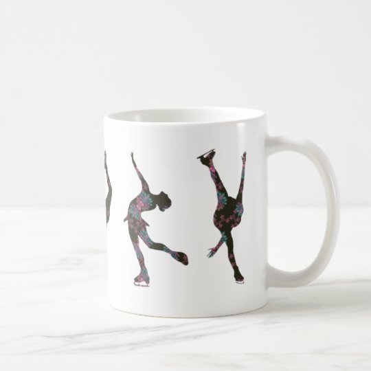 Taza De Café Figura patinadores, rosa, modelo gris