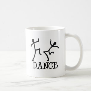 Taza De Café Figuras del palo de baile