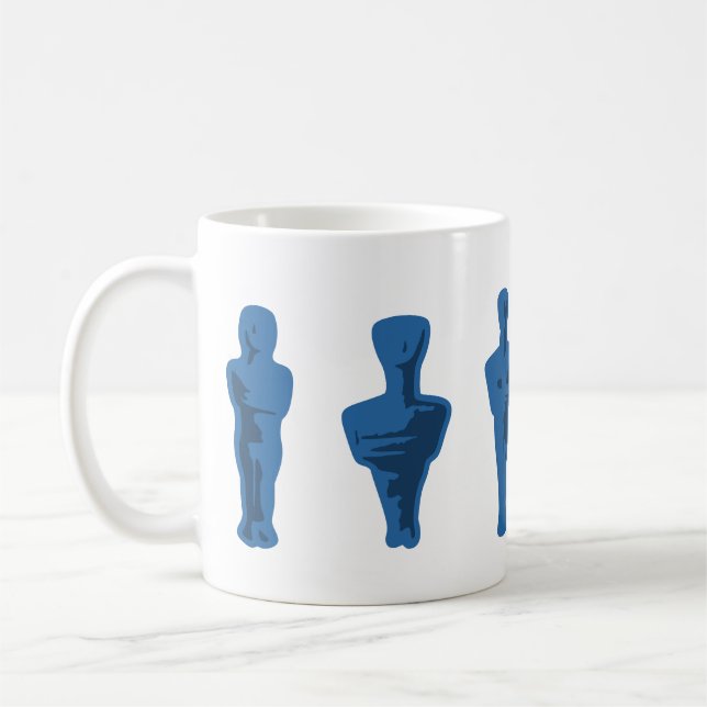 Taza De Café Figurillas Cicládicas (Izquierda)