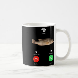 Taza De Café Fih Llamando Recordarme Mensaje Rechazar Aceptar T