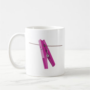 Taza De Café Fijación de la línea de lavado de ropa