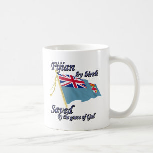 Taza De Café Fijian por el nacimiento ahorrado por la gracia de