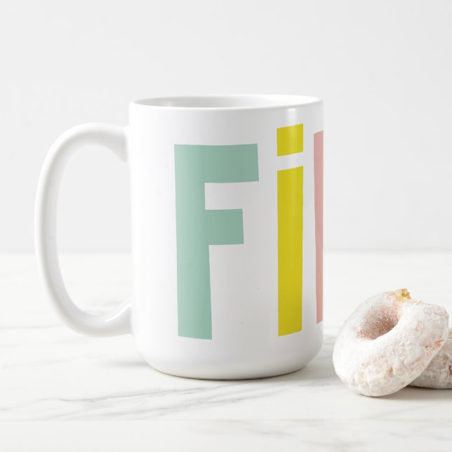 Taza De Café Fika Colors Coffee Mug (Con donut)