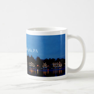Taza De Café Fila de la casa barco, Phila, PA