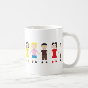 Taza De Café Fila de niños