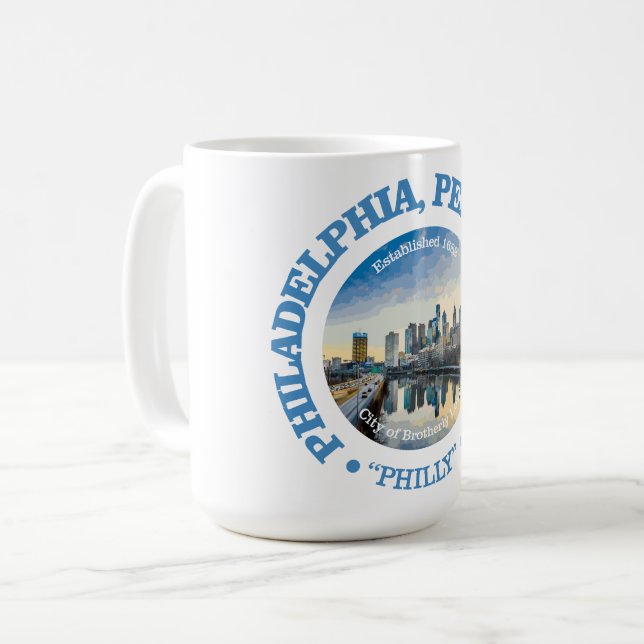 Taza De Café Filadelfia (ciudades) (Anverso izquierdo)