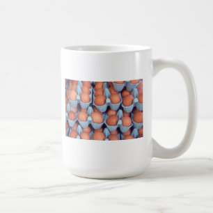 Taza De Café Filas de los huevos de Brown