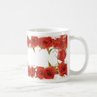 Taza De Café Filas y filas de rosas (1) [PERSONALIZAR]