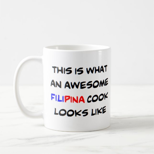 Taza De Café filipina de cocina, genial (Izquierda)