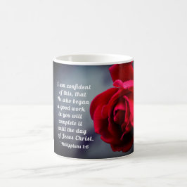 Taza De Café Filipinas 1:6 Estoy seguro de esta Biblia Verse