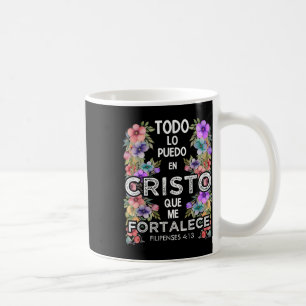 Taza De Café Filipinas 4_13 Biblia cristiana española Verse Jes