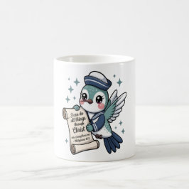 Taza De Café Filipinas 4:13 Navy Sailor Hummingbird Mug