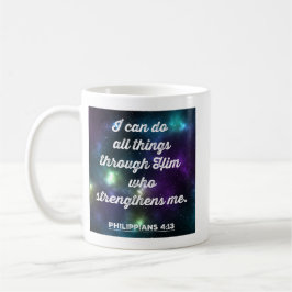Taza De Café Filipinas 4:13 Verso de la Biblia